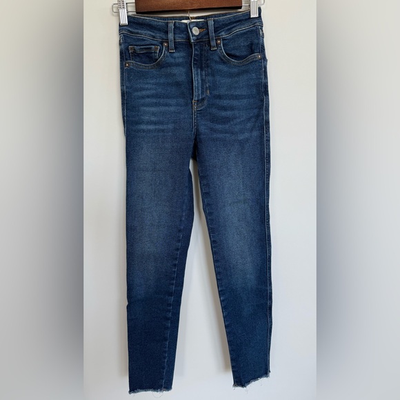 Free People We the Free Raw High Rise Jegging Skinny Jeans Size 26 - Picture 3 of 14